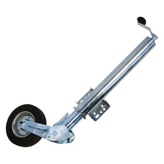 Aanhangwagenkrik met rubberen wiel 200x60 mm 250 kg