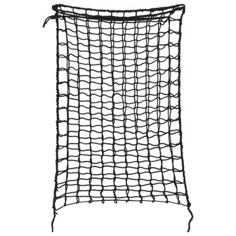 Hooinetten 2 st 75x50 cm rechthoekig polypropeen zwart