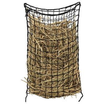 Hooinetten 2 st 75x50 cm rechthoekig polypropeen zwart