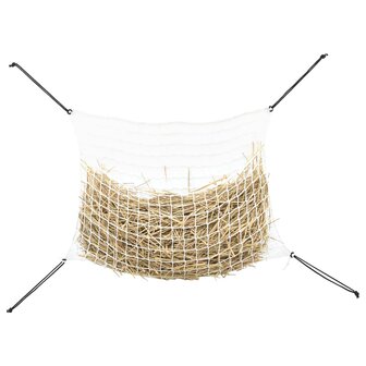 Hooinetten 2 st 90x60 cm rechthoekig polypropeen wit