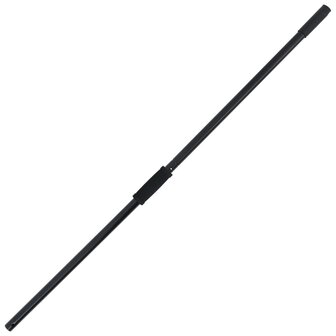 Hooivorksteel &Oslash;3,5x127,5 cm zwart staal