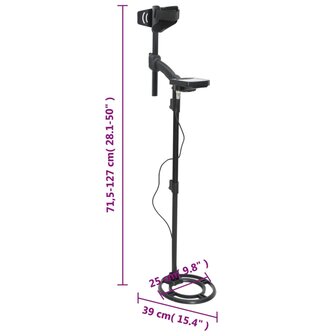 Metaaldetector auto-tune 18 cm zoekdiepte met pinpoint