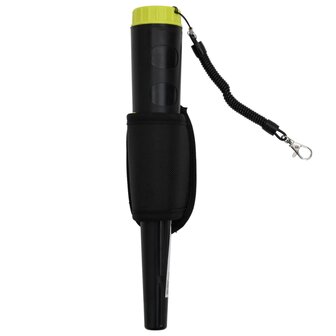 Pinpointer metaaldetector met LCD-scherm zwart en geel