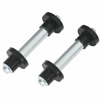 Kruiwagenwielen met assen 4,00-8 390 mm massief PU 2 st