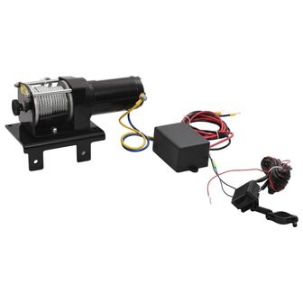 Elektrische lier 1360 kg met montageplaat rollenvenster