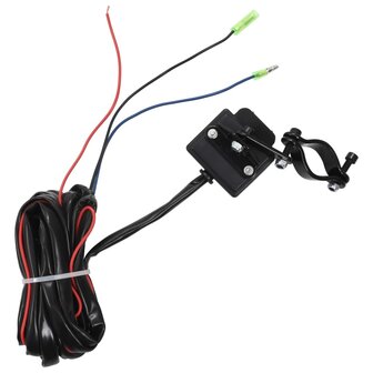 Elektrische lier 12 V 1360 kg met montageplaat en rollenvenster