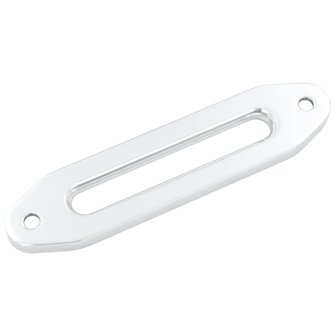 Rollenvenster voor lier 254 mm aluminium zilverkleurig