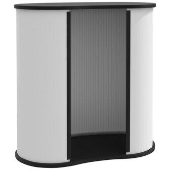 Beursbalie inklapbaar 90x48x93 cm bewerkt hout