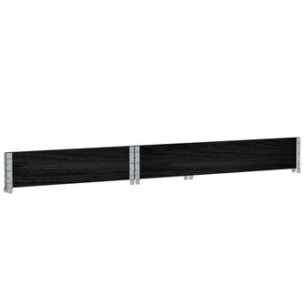 Palletopzetrand 120x80 cm massief grenenhout zwart