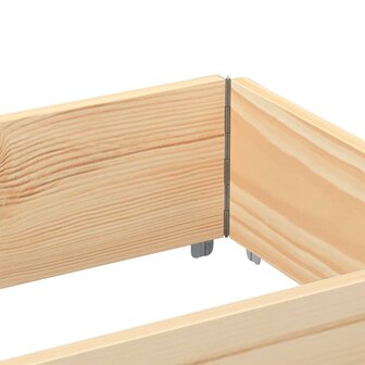 Palletopzetrand 150x50 cm massief grenenhout
