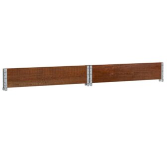 Palletopzetrand 100x100 cm massief grenenhout bruin