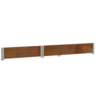 Palletopzetrand 120x80 cm massief grenenhout bruin