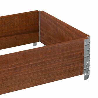 Palletopzetrand 100x50 cm massief grenenhout bruin