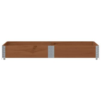 Palletopzetrand 150x100 cm massief grenenhout bruin