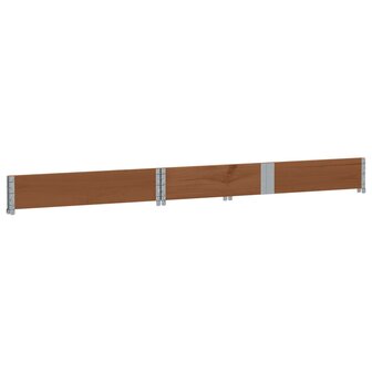 Palletopzetrand 150x100 cm massief grenenhout bruin
