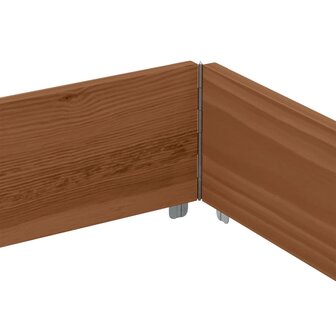 Palletopzetrand 150x100 cm massief grenenhout bruin