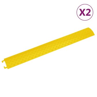 Kabelbeschermers drempel 2 st 98,5 cm geel