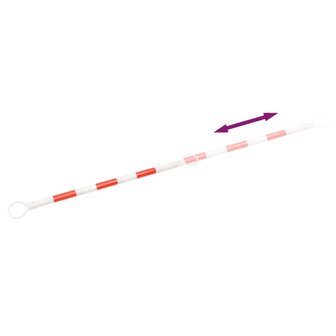Pylonstangen inklapbaar 10 st 116-197 cm