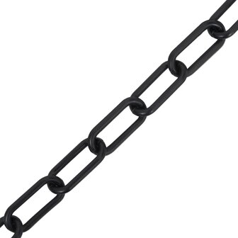 Veiligheidsketting &Oslash; 8 mm 100 m kunststof zwart