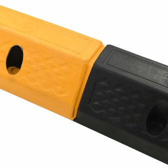 Parkeerblokken 49x15x9 cm rubber 2 st