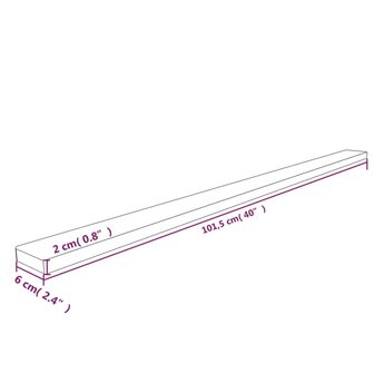 Hoekbeschermers 2 st 6x2x101,5 cm PU geel en zwart