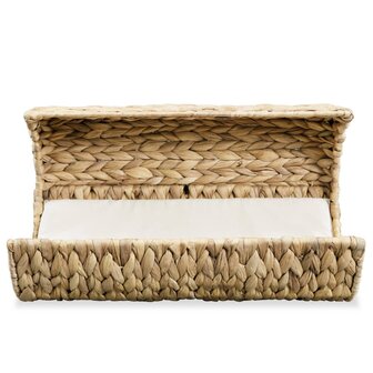 Kattenbed met kussen 37x20x20 cm waterhyacint