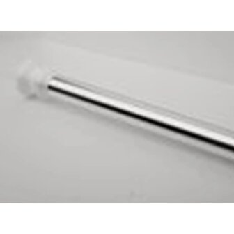 Douchegordijnstang telescopisch 110-245 cm chroom 55300