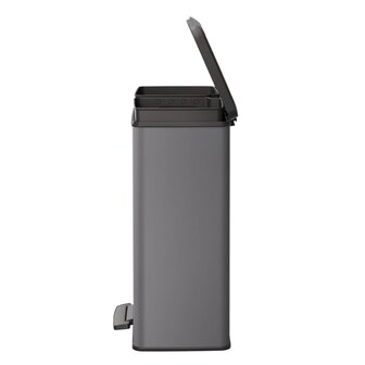 Pedaalemmer Deco duo 26+26 L koelgrijs
