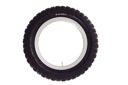 Amigo Buitenband M-300&nbsp;12 1/2 X 2 1/4 (62-203) zwart 12 inch zwart 12 inch
