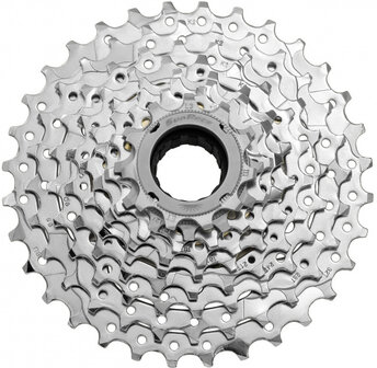 Sunrace Freewheel Mfex9 E-Bike 9V 11-32T Aluminium Zilver/Goud