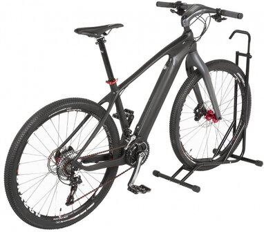 M-Wave Fietsenrek Voor &Eacute;&eacute;n Fiets 59 X 38 X 110/140 Cm Zwart