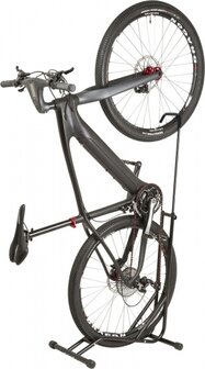 M-Wave Fietsenrek Voor &Eacute;&eacute;n Fiets 59 X 38 X 110/140 Cm Zwart