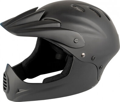 M-Wave Downhill Fietshelm Unisex Matzwart Maat 54-58 Cm