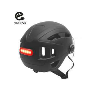 Falkx Helm Vizier Maat 55-58 Cm (M) matzwart matzwart