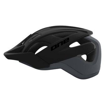 One Trail Pro Fietshelm Maat M (55-58 Cm) donkergrijs/zwart donkergrijs/zwart