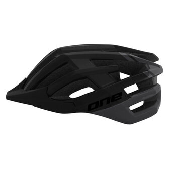 One Mtb Race Fietshelm Maat L (57-61 Cm) donkergrijs/zwart donkergrijs/zwart