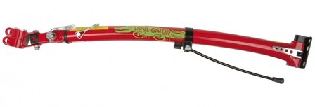 Trail-Gator Tandemstang 25,4 - 31,8 Mm Staal Rood