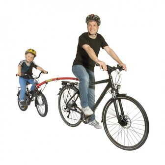 Trail-Gator Tandemstang 25,4 - 31,8 Mm Staal Rood