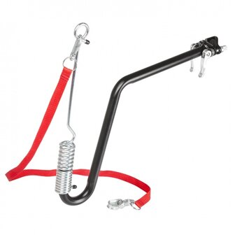 M-Wave Hondenlijn Voor Fiets Met Fietsbeugel 92 Cm Rood/Zwart