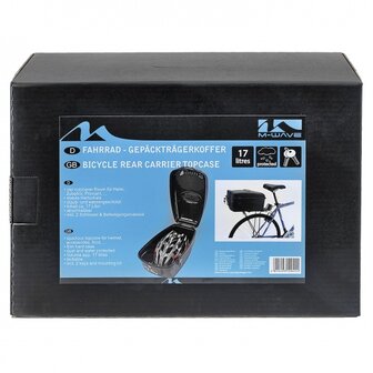 M-Wave Fietsbox In Retailverpakking Amsterdam Zwart 17 Liter