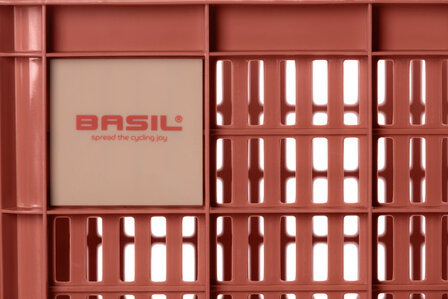 Basil Fietskrat Gerecycled M 29,5 Liter - 21137 rood rood