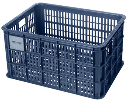 Basil Fietskrat Gerecycled L 40 Liter - 21159 blauw blauw