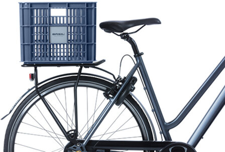 Basil Fietskrat Gerecycled L 40 Liter - 21159 blauw blauw