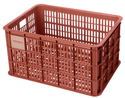 Basil Fietskrat Gerecycled L 40 Liter - 21161 rood rood
