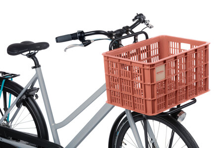 Basil Fietskrat Gerecycled L 40 Liter - 21161 rood rood
