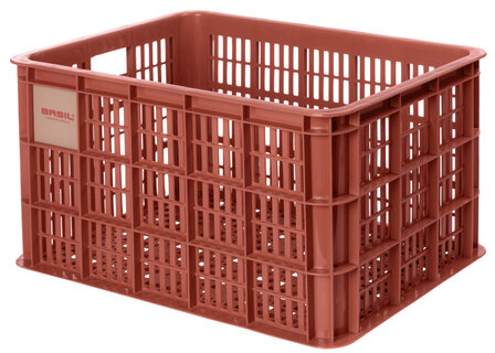 Basil Fietskrat Gerecycled L 40 Liter - 21161 rood rood