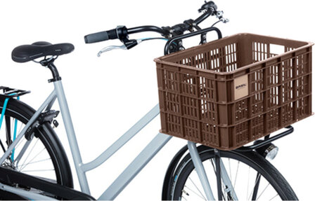 Basil Fietskrat Gerecycled L 40 Liter - 21163 bruin bruin