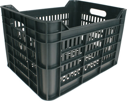 Amigo Fietskrat 30 Liter 100% Gerecycled Kunststof donkergrijs donkergrijs