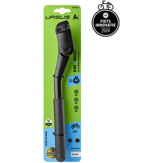 Ursus Mooi+ Anti-Noise Achterstandaard 18 Mm Plaat Zwart
