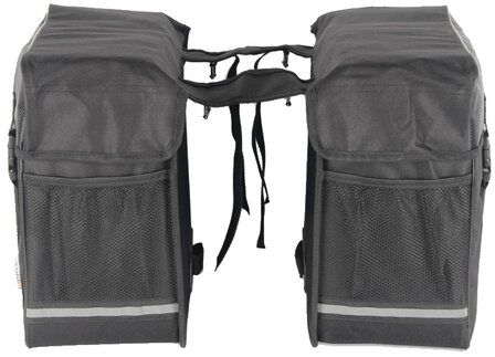 Lynx Olympic Double Dubbele Fietstas Zwart 35 Liter